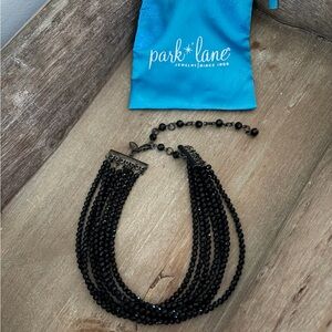 Park Lane Multi-Strand Black Necklace